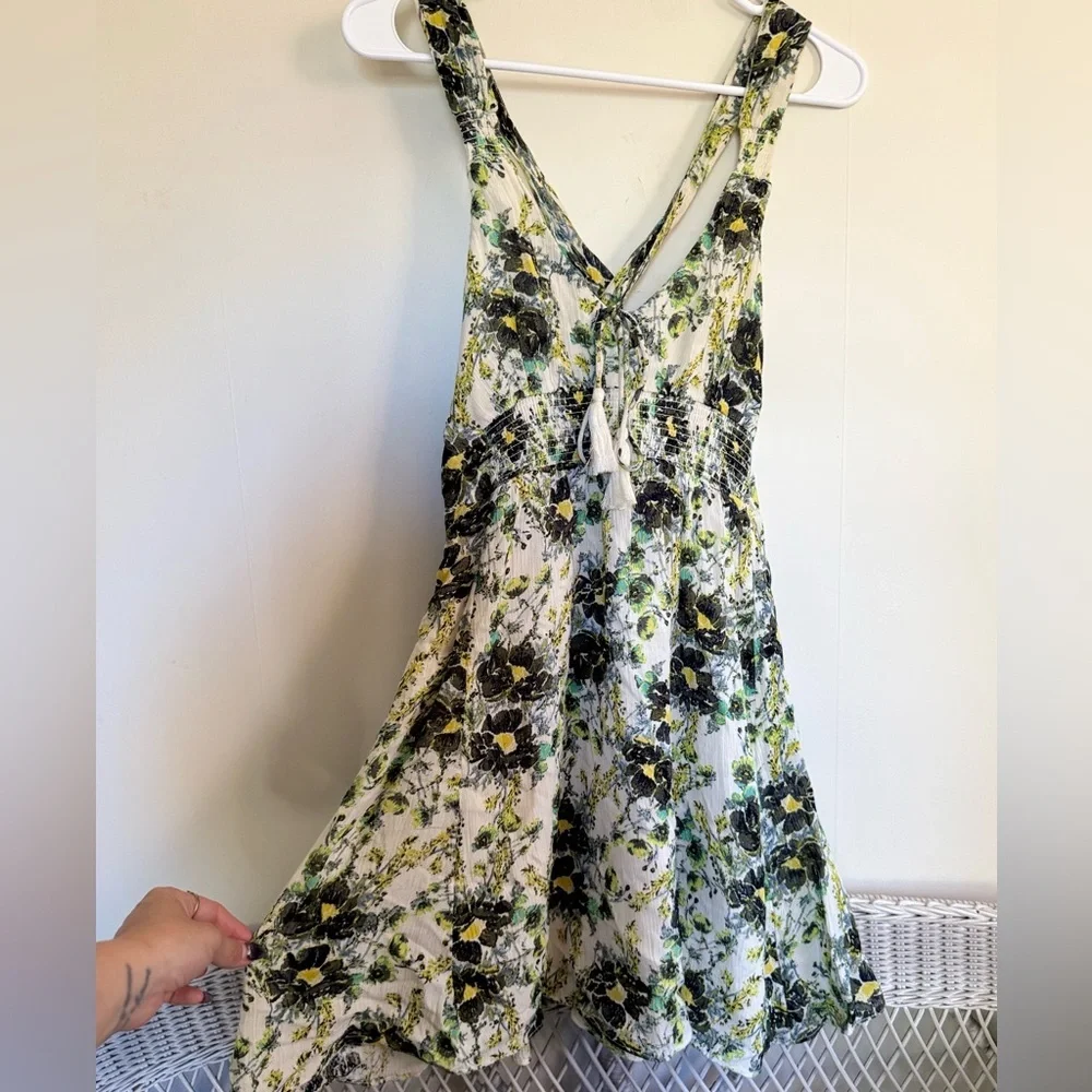 Free People Washed Ashore Floral Sleeveless Dress - Picture 2 of 8